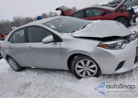 2016 Toyota Corolla Le z USA, uszkodzony, nr VIN 2T1BURHE9GC567499